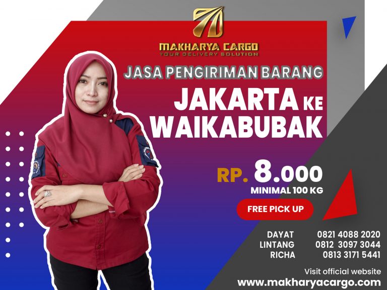 Jasa Pengiriman Jakarta Waikabubak Gratis Jemput Barang 2021