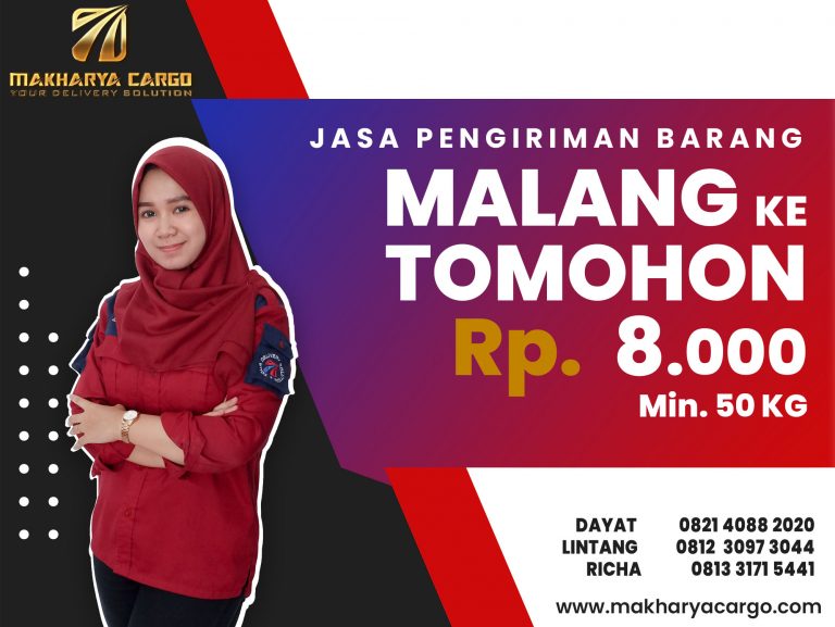 Jasa Pengiriman Barang Malang Tomohon Gratis Jemput Barang 2021