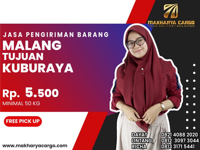 Jasa Pengiriman Barang Malang Kuburaya Gratis Jemput Barang 2021