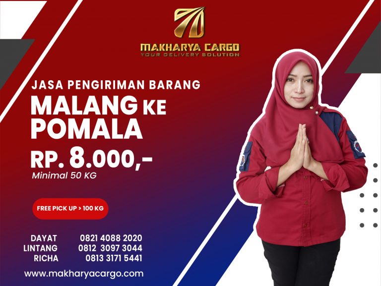 Jasa Pengiriman Barang Malang Pomala Gratis Jemput Barang 2021