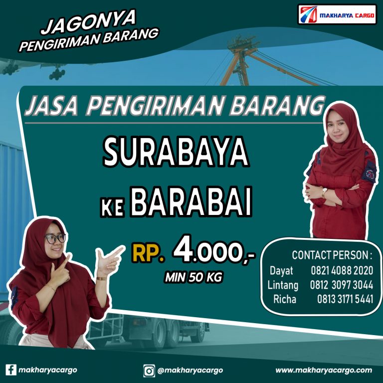 Jasa Pengiriman Barang Surabaya Barabai Gratis Jemput Barang 2021