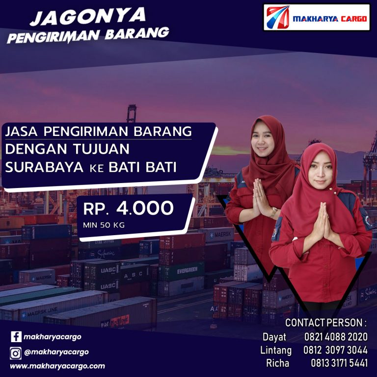 Jasa Pengiriman Surabaya Bati Bati Gratis Jemput Barang 2021