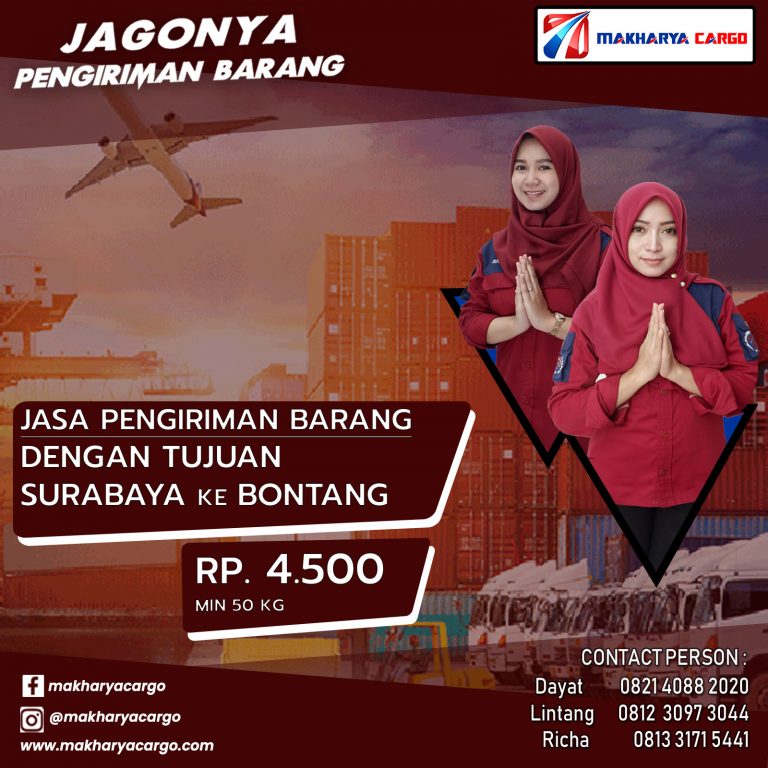 Jasa Pengiriman Barang Surabaya Bontang Free Pick Up 2021