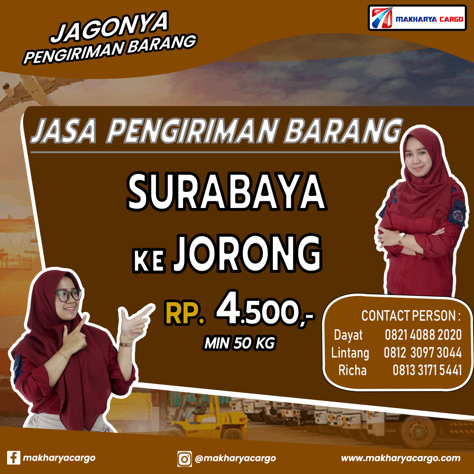 Jasa Pengiriman Barang Surabaya Jorong