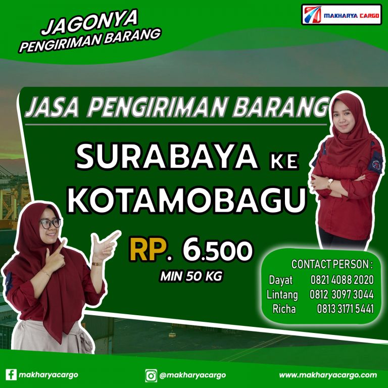 Jasa Pengiriman Barang Surabaya Kotamobagu Gratis Jemput Barang 2021