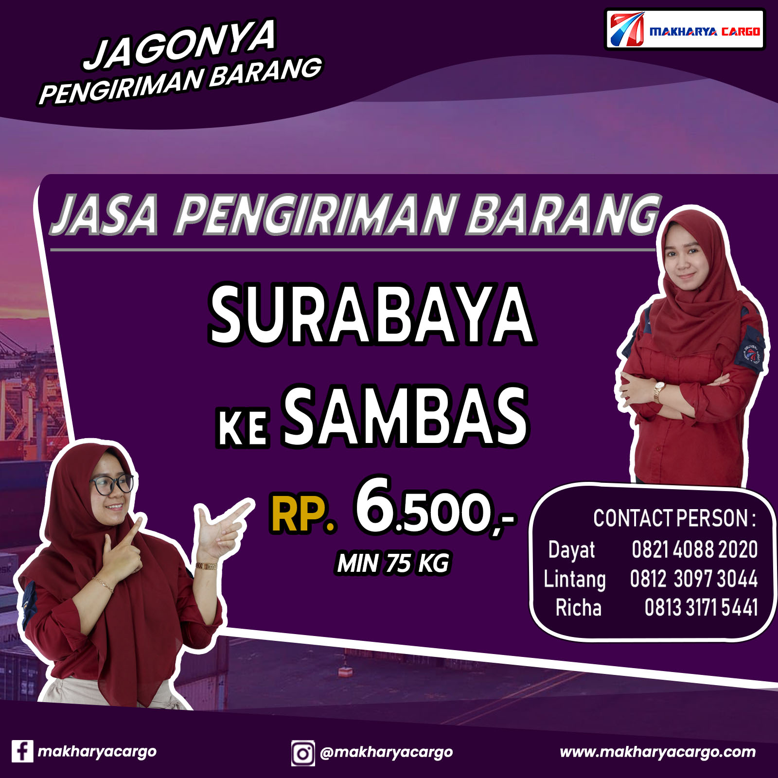 Jasa Pengiriman Barang Surabaya Sambas