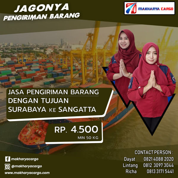 Jasa Pengiriman Barang Surabaya Sangatta
