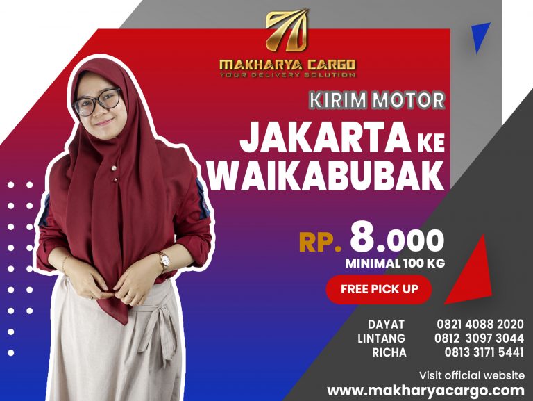 Kirim Motor Jakarta Waikabubak Gratis Jemput Barang 2021