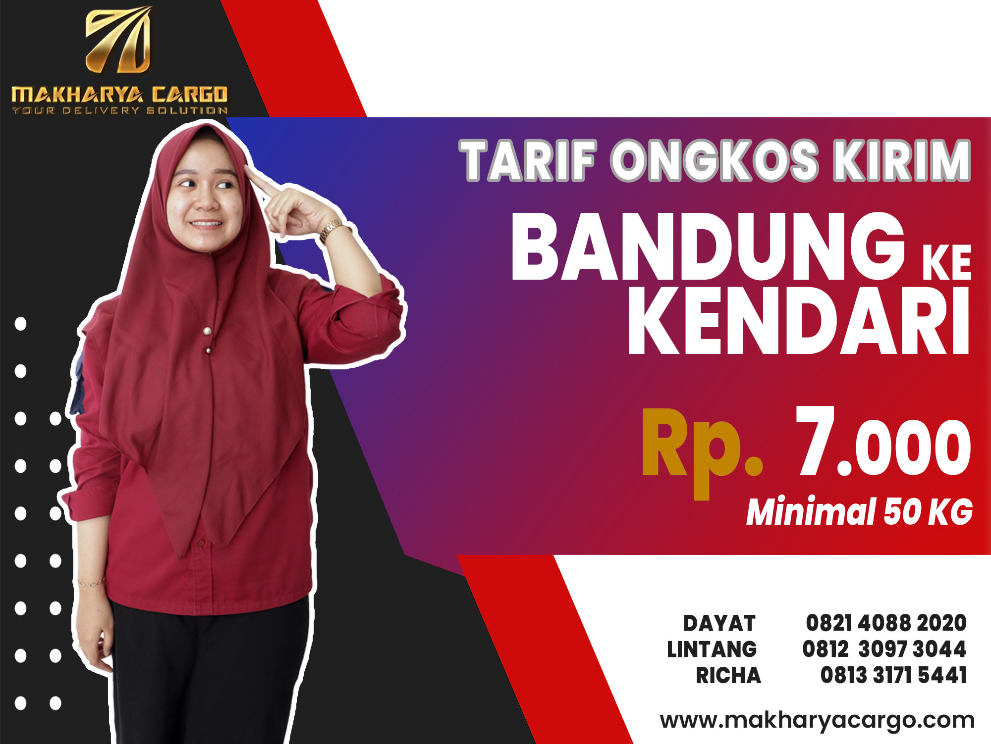 Tarif Ongkos Kirim Bandung Kendari