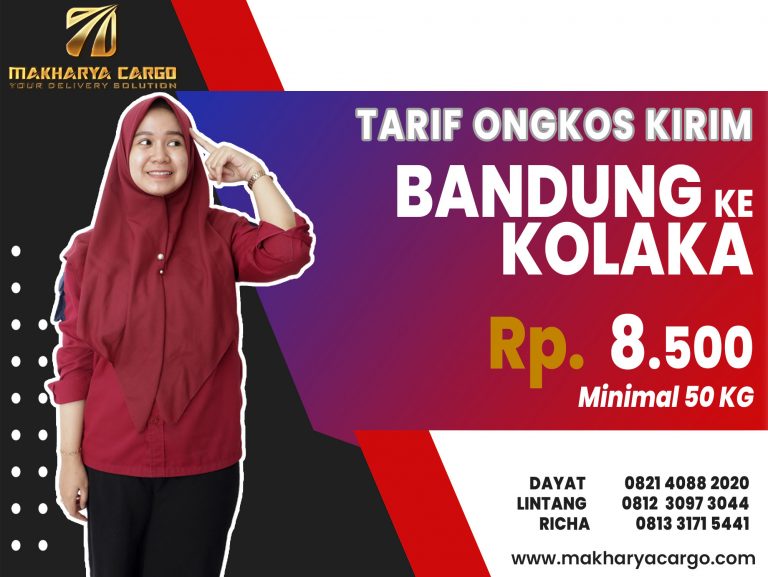 Tarif Ongkos Kirim Bandung Kolaka Gratis Jemput Barang 2021