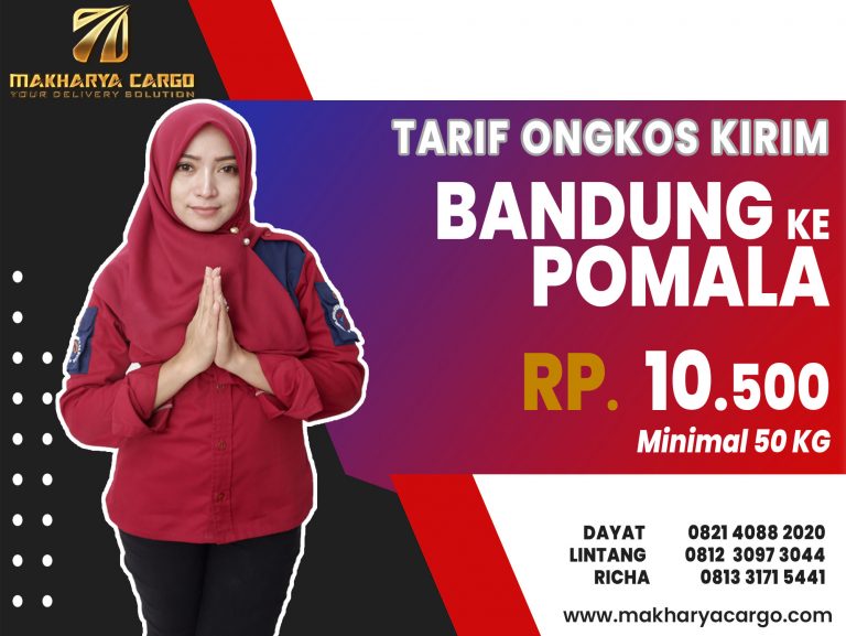 Tarif Ongkos Kirim Bandung Pomala Gratis Jemput Barang 2021