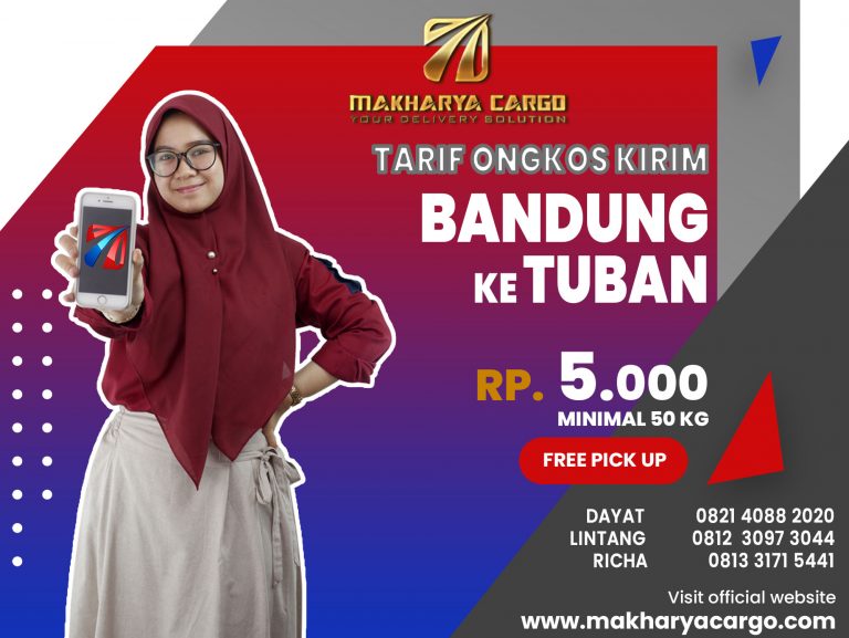 Tarif Ongkos Kirim Bandung Tuban Gratis Jemput Barang 2021