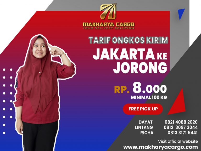 Tarif Ongkos Kirim Jakarta Jorong Gratis Jemput Barang 2021