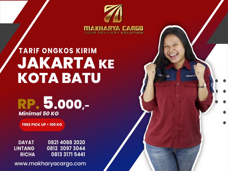 Tarif Ongkos Kirim Jakarta Kota Batu Gratis Jemput Barang 2021