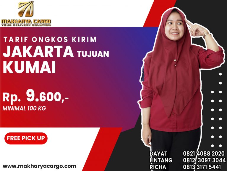Tarif Ongkos Kirim Jakarta Kumai Gratis Jemput Barang 2021