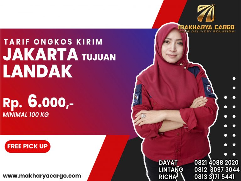 Tarif Ongkos Kirim Jakarta Landak Gratis Jemput Barang 2021