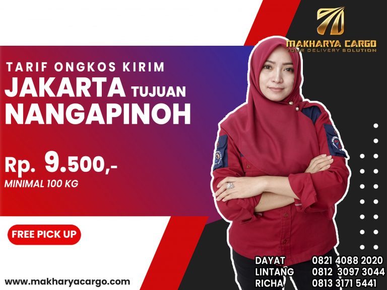Tarif Ongkos Kirim Jakarta Nangapinoh Gratis Jemput Barang 2021