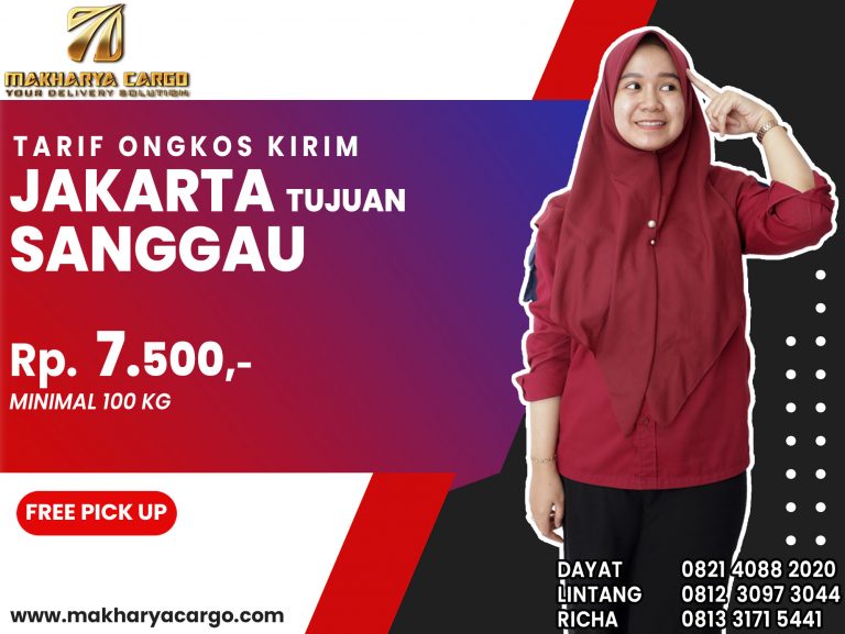Tarif Ongkos Kirim Jakarta Sanggau Gratis Jemput Barang 2021
