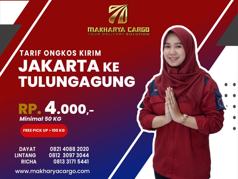Tarif Ongkos Kirim Jakarta Tulungagung Gratis Jemput Barang 2021