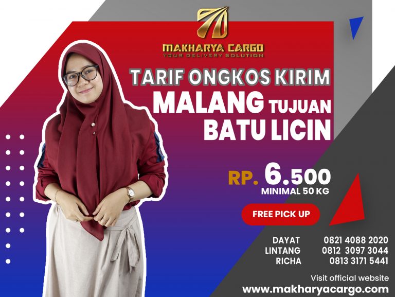 Tarif Ongkos Kirim Malang Batu Licin Gratis Jemput Barang 2021