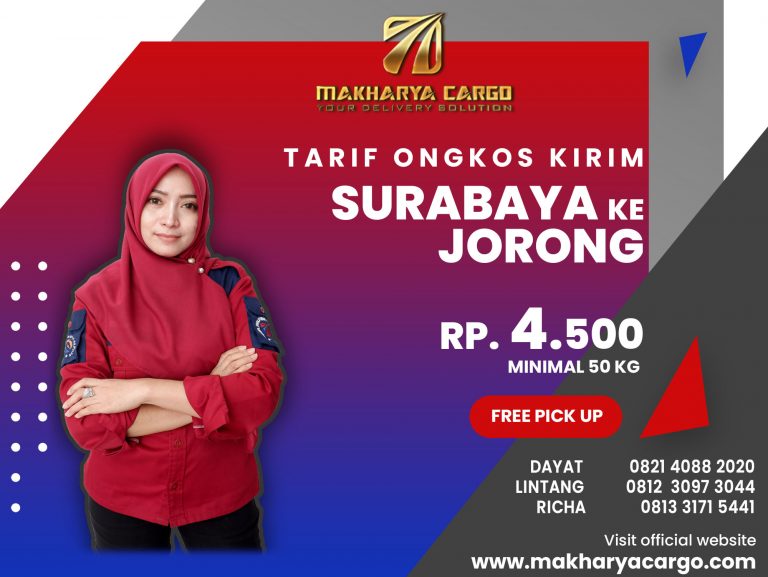 Tarif Ongkos Kirim Surabaya Jorong Gratis Jemput Barang 2021