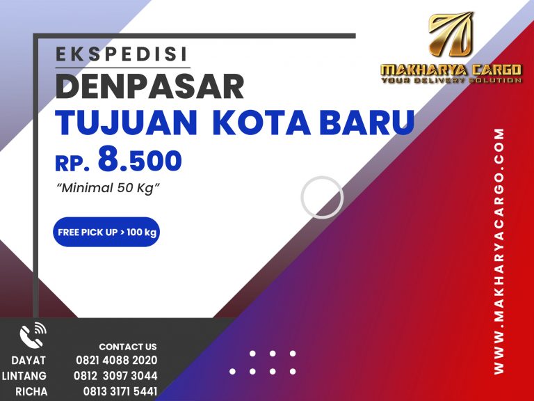 Ekspedisi Denpasar Kota Baru Gratis Jemput Barang 2021