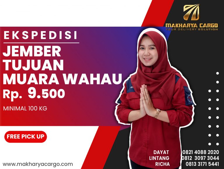Ekspedisi Jember Muara Wahau Gratis Jemput Barang 2021