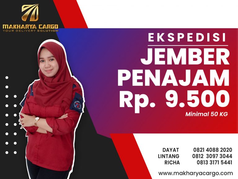 Ekspedisi Jember Penajam Gratis Jemput Barang Rp.9500