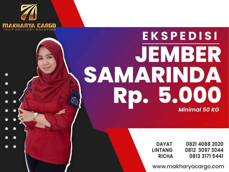 Ekspedisi Jember Samarinda Gratis Jemput Barang Rp.5000