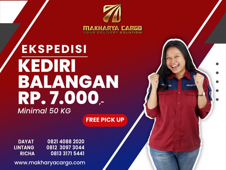 Ekspedisi Kediri Balangan Gratis Jemput Barang 2021