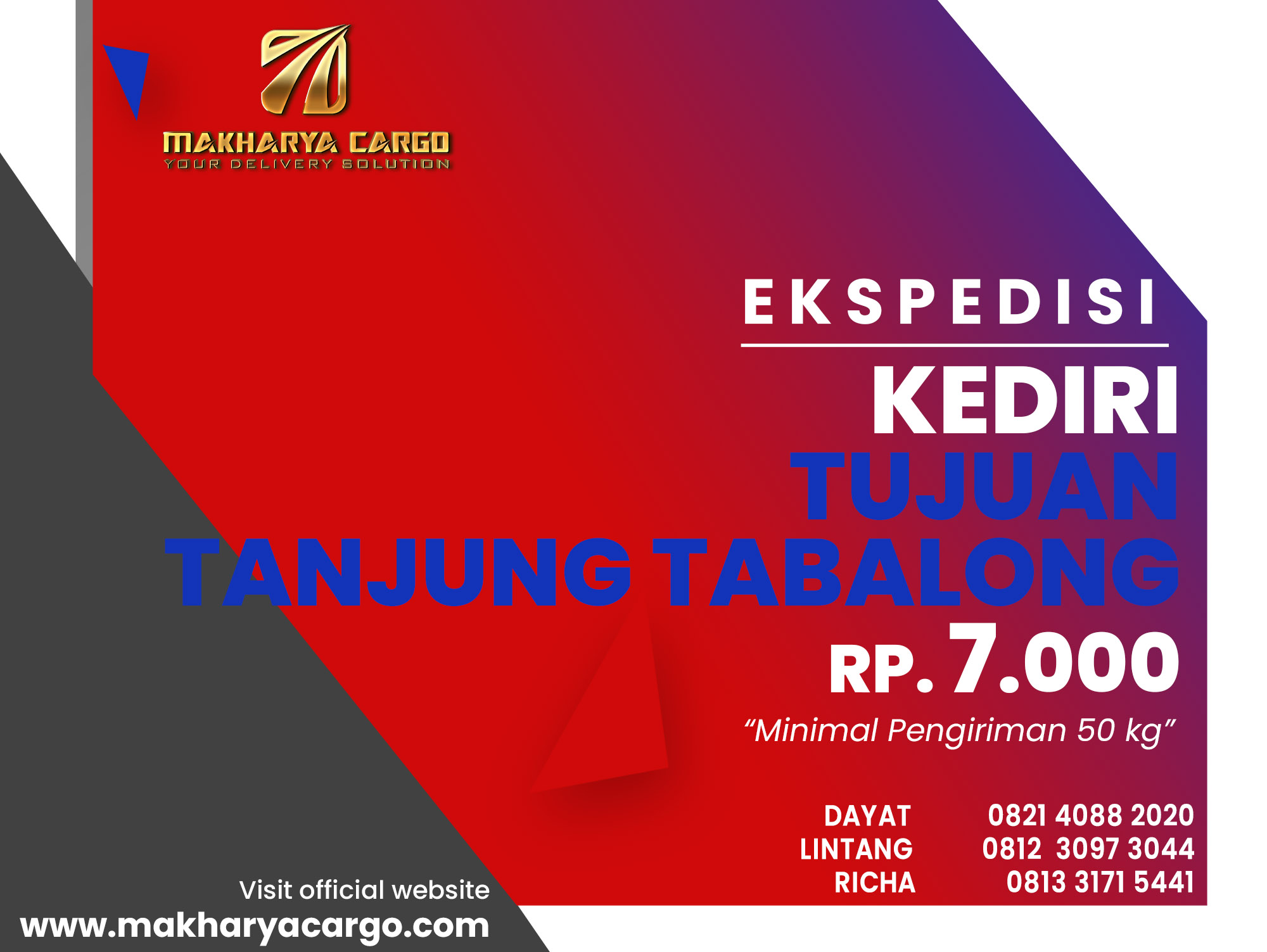 Ekspedisi Kediri Tanjung Tabalong