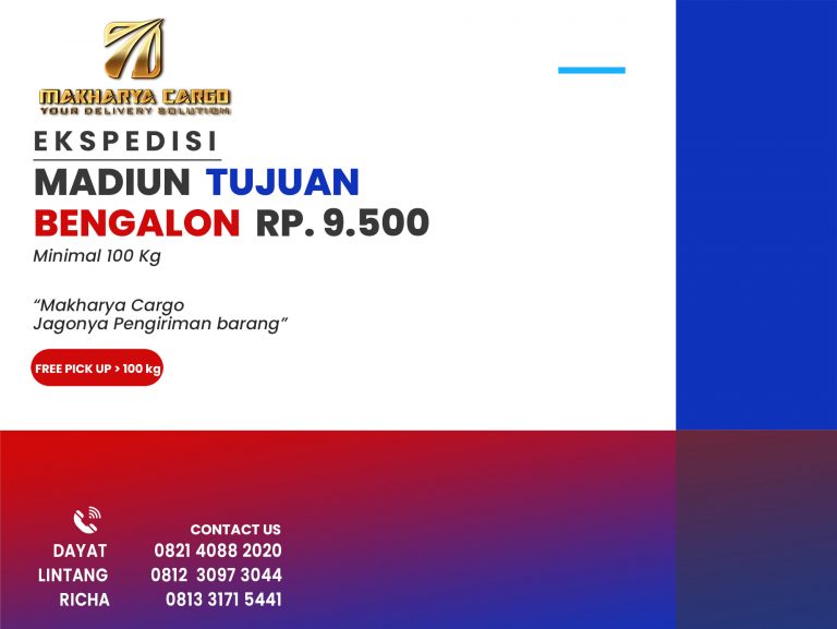 Ekspedisi Madiun Bengalon Gratis Jemput Barang 2021