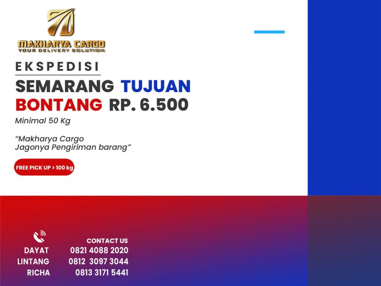Ekspedisi Semarang Bontang Gratis Jemput Barang 2021