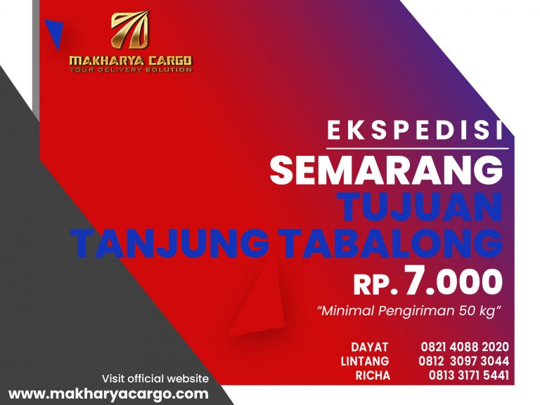 Ekspedisi Semarang Tanjung Tabalong Gratis Jemput Barang 2021