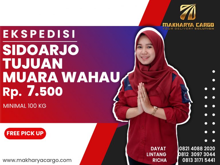 Ekspedisi Sidoarjo Muara Wahau Gratis Jemput Barang 2021