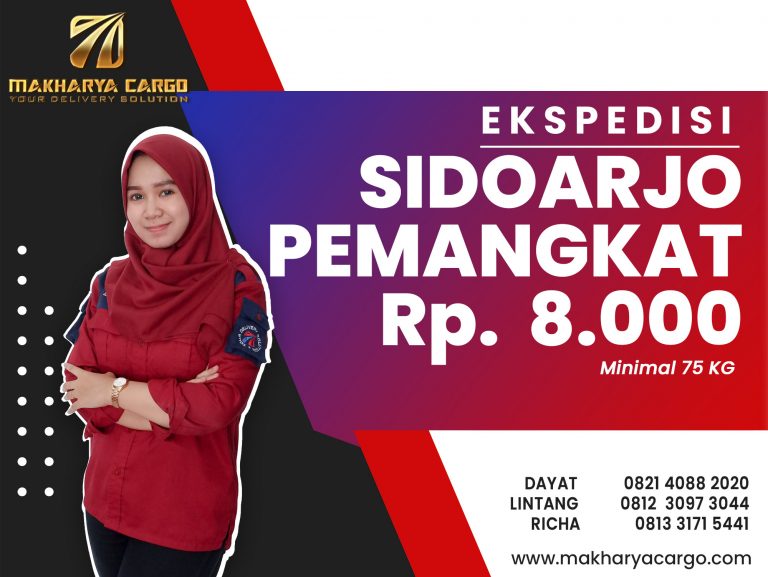 Ekspedisi Sidoarjo Pemangkat Gratis Jemput Barang 2021