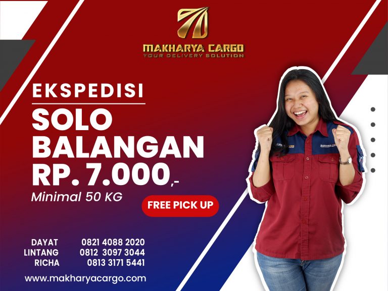 Ekspedisi Solo Balangan Gratis Jemput Barang Rp.7000