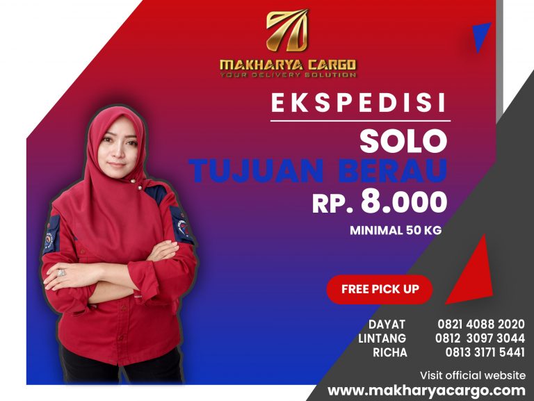 Ekspedisi Solo Berau Gratis Jemput Barang Rp.8000