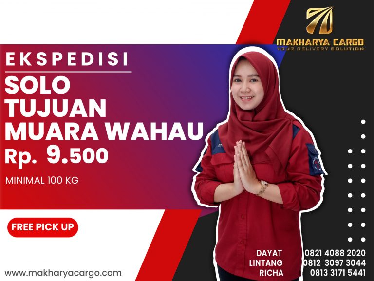 Ekspedisi Solo Muara Wahau Gratis Jemput Barang Rp.9500