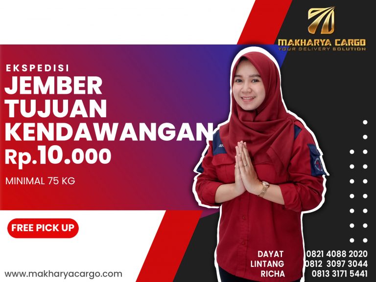 Ekspedisi Jember Kendawangan Ongkir Rp 10,000 Termurah