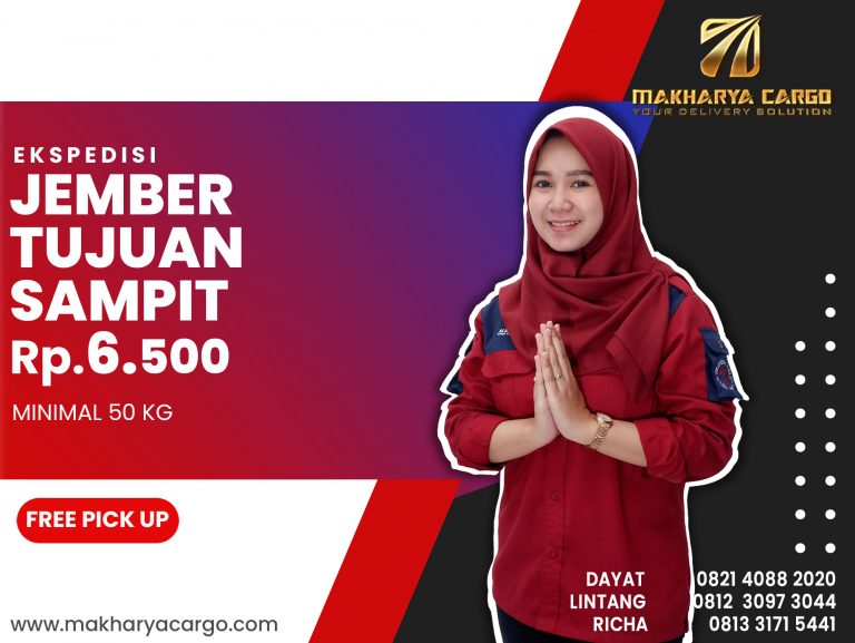 Ekspedisi Jember Sampit Ongkir Rp 6,500 Termurah