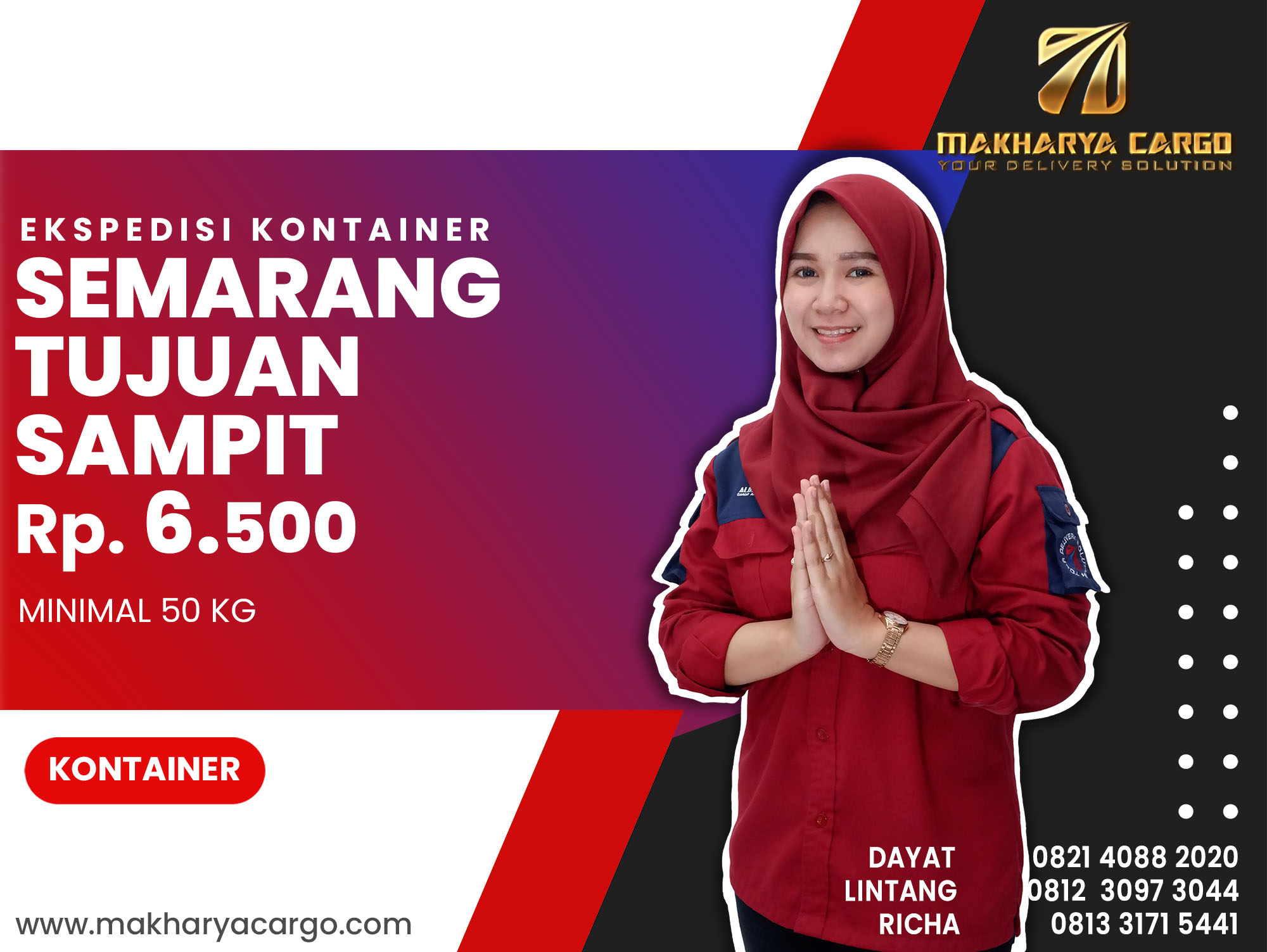 Ekspedisi kontainer Semarang Sampit Ongkir Rp 6,500 1 Ekspedisi kontainer Semarang Sampit