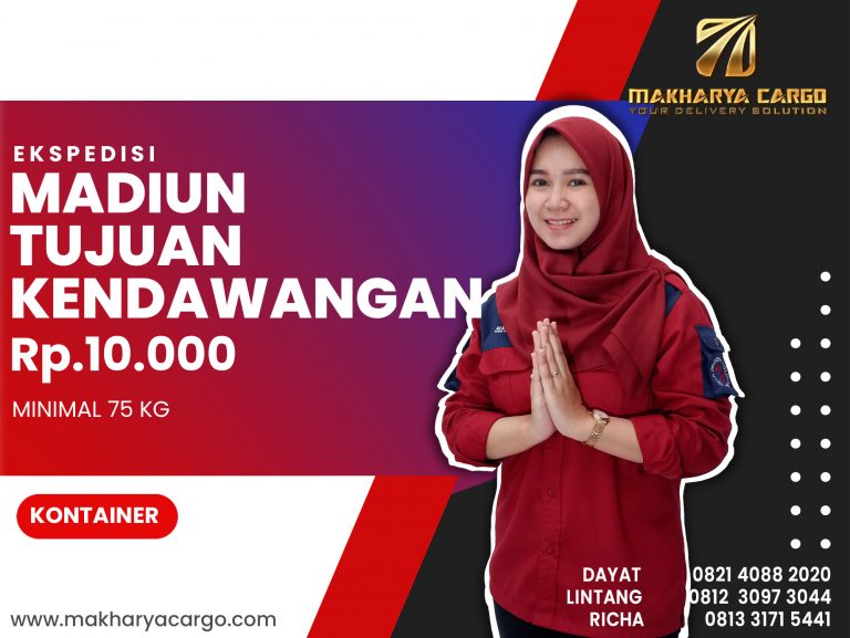 Ekspedisi Madiun Kendawangan‎ Ongkir Rp 10,000 Termurah