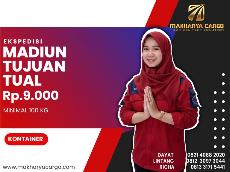 Ekspedisi Madiun Tual‎ Ongkir Rp 9,000 Termurah