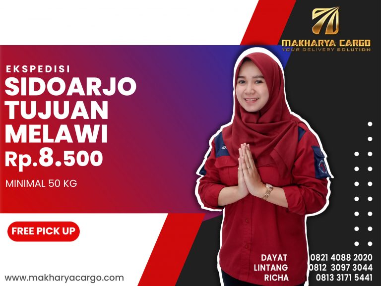 Ekspedisi Sidoarjo Melawi Ongkir Rp 8,500 Termurah