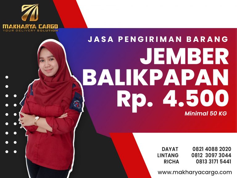 Jasa Pengiriman Barang Jember Balikpapan Gratis Jemput Barang 2021