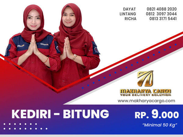 Jasa Pengiriman Barang Kediri Bitung
