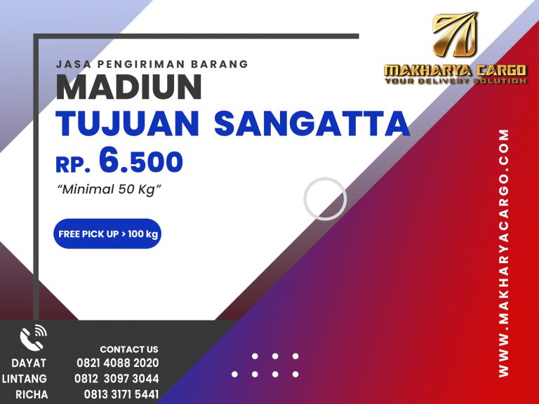 Jasa Pengiriman Barang Madiun Sangatta Gratis Jemput Barang 2021