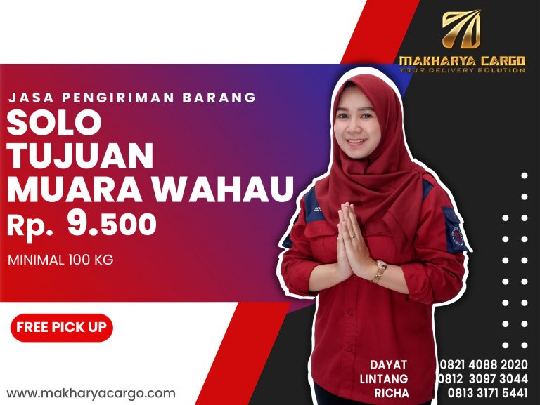 Jasa Pengiriman Barang Solo Muara Wahau Gratis Jemput Barang 2021