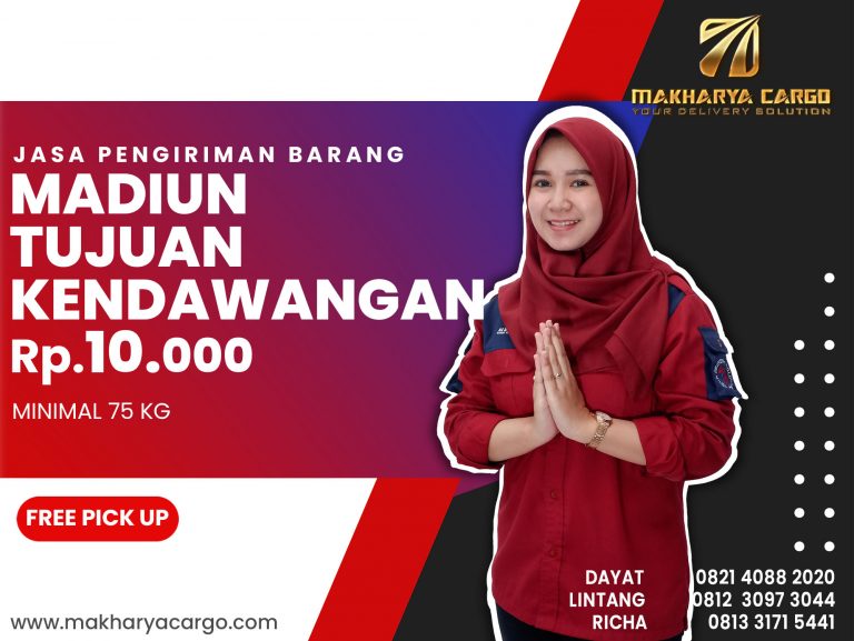 Jasa Pengiriman Madiun Kendawangan Ongkir Rp 10,000